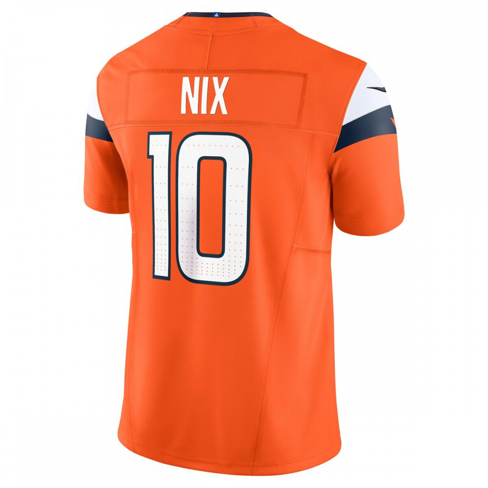 Bo Nix Denver Broncos Nike Vapor F.U.S.E. Limited Jersey - Orange-GridironStore